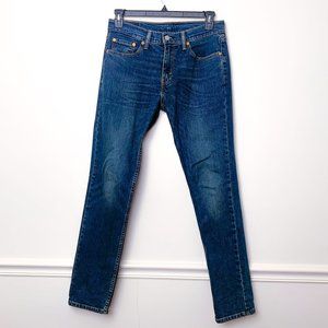 Levi's 511 Slim Fit Dark Wash Blue Jeans Men's Size 32x32 Casual Denim Stretch